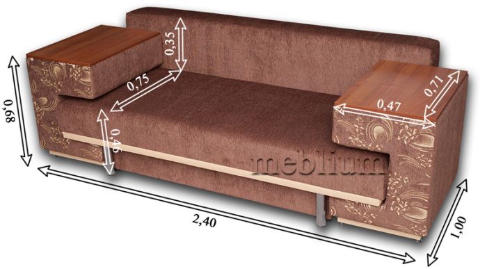 Диван Meblium 105-10 Гига Грин