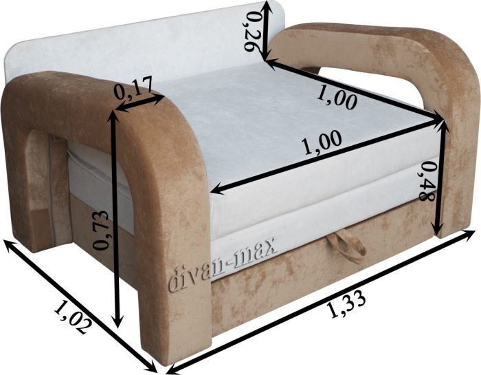 Детский диван Барби-41