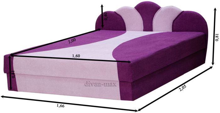 (СНЯТО С ПРОИЗВОДСТВА) Кровать Флирт-23