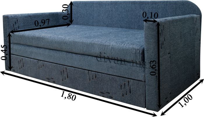 (СНЯТО С ПРОИЗВОДСТВА) Диван Блюз 160-15 гига беж + гига комб. беж