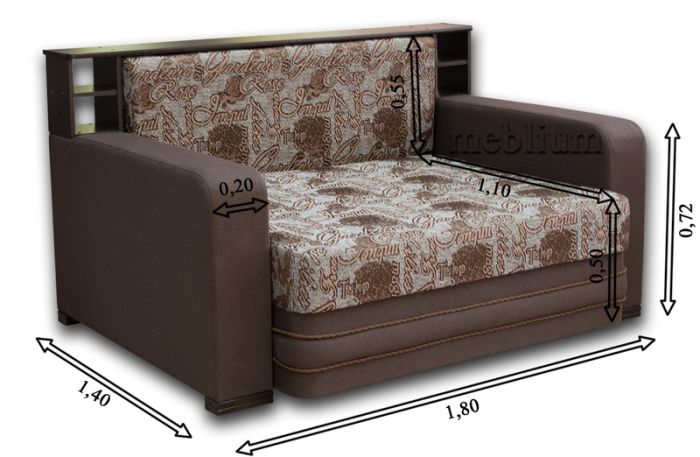 Кровать Цезарь 140-6 Альфа 3А