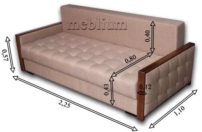 Диван Сити -15 (ЭТА МОДЕЛЬ СНЯТА С ПРОИЗВОДСТВА И ПРОДАЖИ)