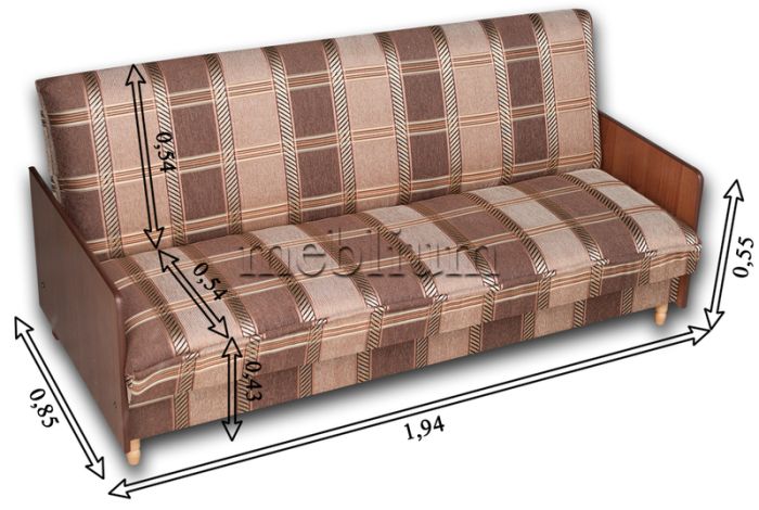 Диван Meblium 162-10 бока ДСП Ромбики