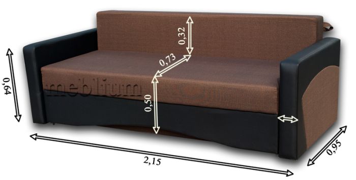 Софа Палермо-44 Мора какао+Кинг