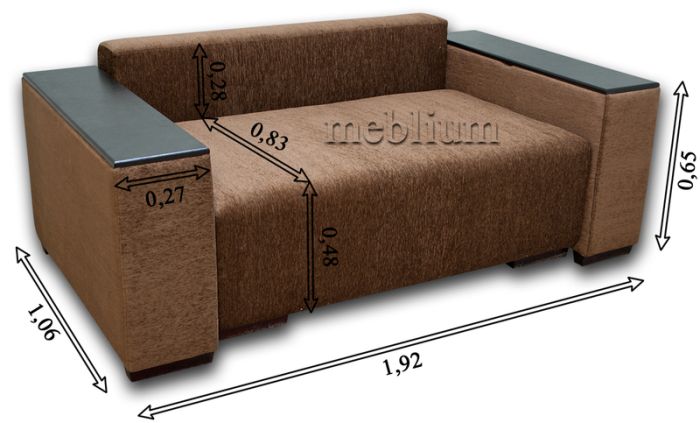 Угловой диван Оскар-4 Лима кофе + Квадро комбин беж