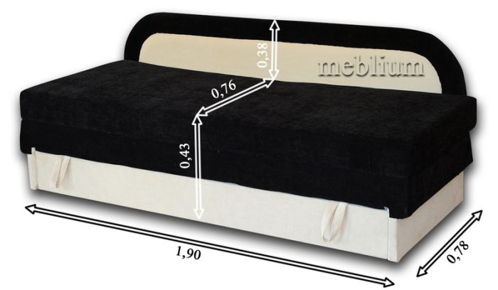 Диван Meblium 11-42 Кордрой 336 + Кордрой 470