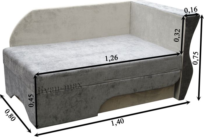 Детский диван Кубус-4 Лео 12 Лео 13