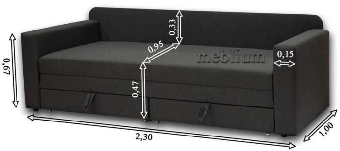 Диван Лорд-41 Люминс Флаверс 33 Вайт