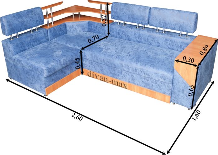Угловой диван Мария 1б-89 (СНЯТО С ПРОИЗВОДСТВА)
