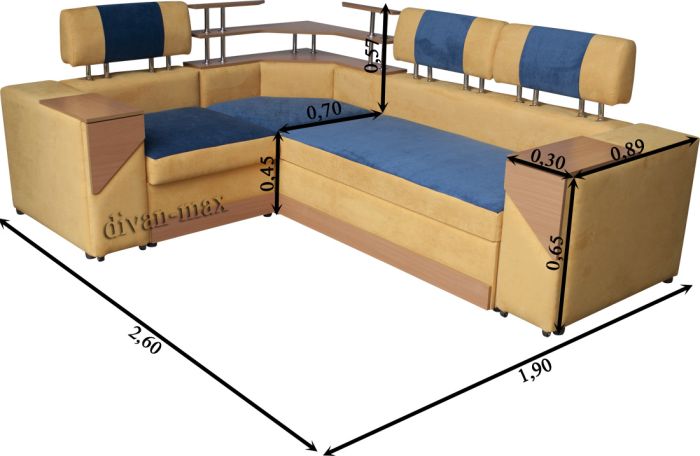 Угловой диван Мария-89 санта лючия