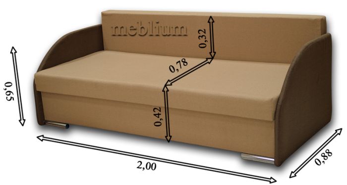 Софа Meblium 12-42 Лючия 550 + ТС 661