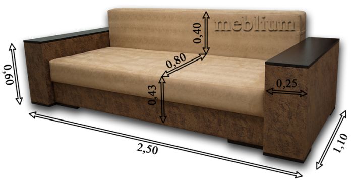 Софа Палермо-15 (ЭТА МОДЕЛЬ СНЯТА С ПРОИЗВОДСТВА И ПРОДАЖИ)