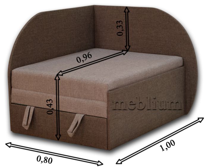 Софа Адель 140-7 кордрой 465 + бруно 829/50