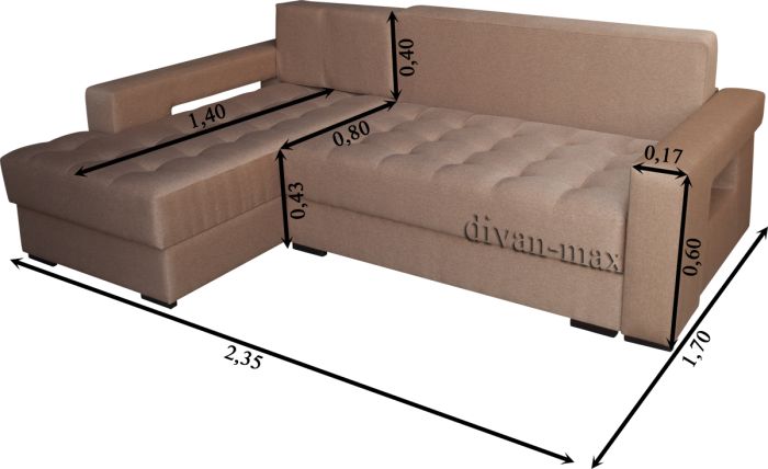 Угловой диван Шарм-5