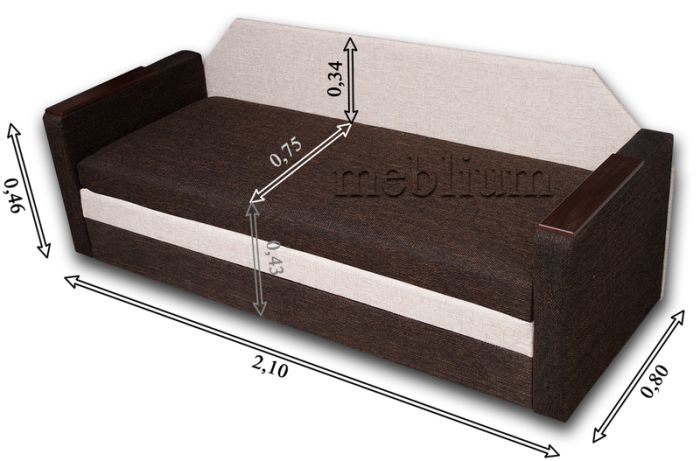 Диван Гудзон М-12 Шотландия ДК грей + шотландия комб. ДК грей