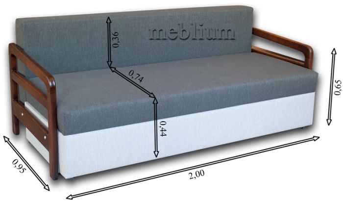 Диван Венеция-16 Кристал Браун