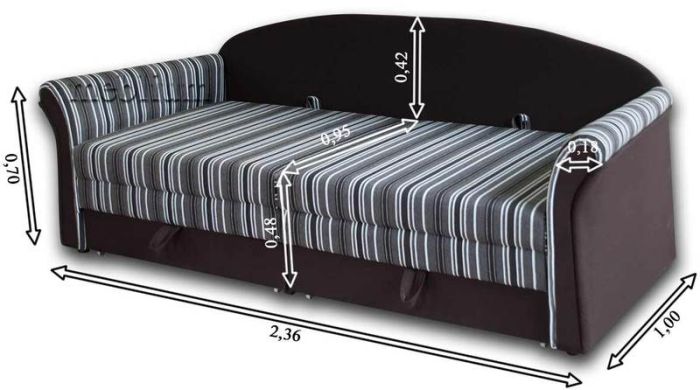 Диван Стелла 2-41 Астон 10