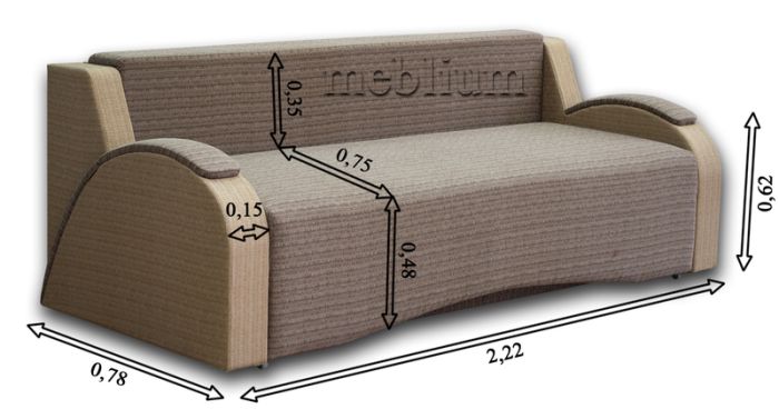 Софа Венеция-44 Респект + Жемчуг, подушки - Мурано (СНЯТО С ПРОИЗВОДСТВА)