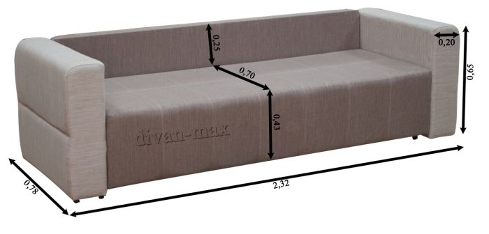 Софа Адель 120-7 Лючия 623 + 624