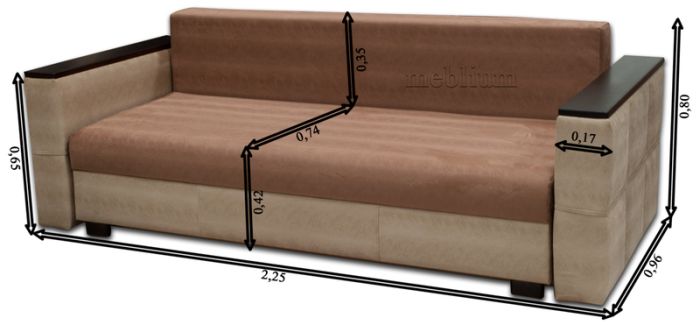 Диван Артек - 49 (ЭТА МОДЕЛЬ СНЯТА С ПРОИЗВОДСТВА И ПРОДАЖИ)