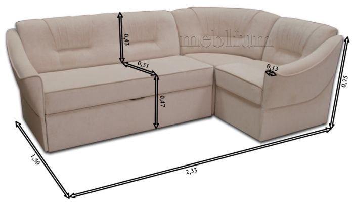 Угловой диван Светлана-52