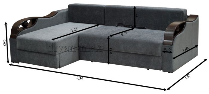 Угловой диван Даная -47 (СНЯТО С ПРОИЗВОДСТВА)