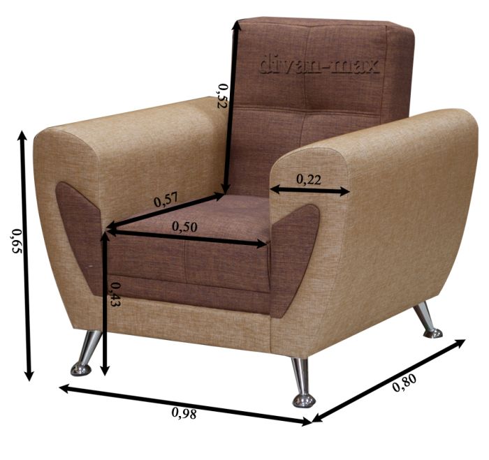 Кресло Гламур-15 (ЭТА МОДЕЛЬ СНЯТА С ПРОИЗВОДСТВА И ПРОДАЖИ)