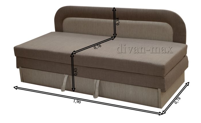 Диван Хвыля-7 Лючия 512 + Лючия 550