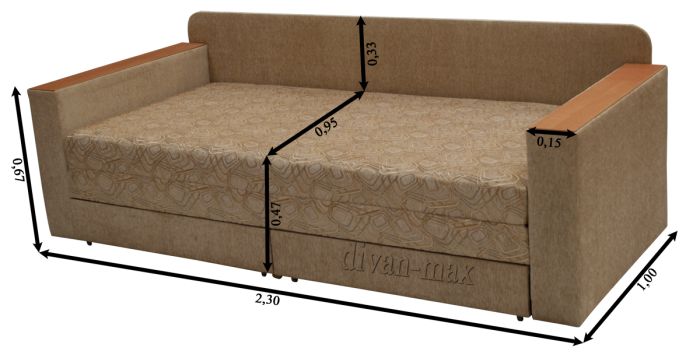 Диван Лорд-14 адана кокоа + а плэйн кокоа (Аппарель)