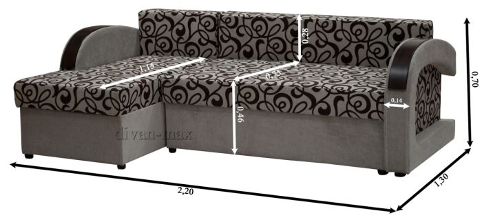 Угловой диван Респект-23