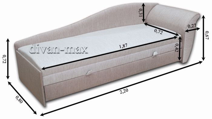 Диван Габриэлла-22 Саванна коралл
