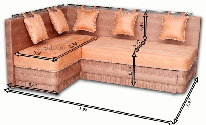 Диван угловой Герд 2 -6 раскладной (СНЯТО С ПРОИЗВОДСТВА)
