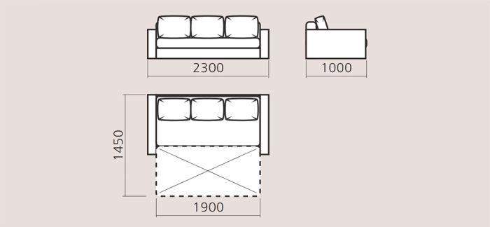 Софа Греция -97