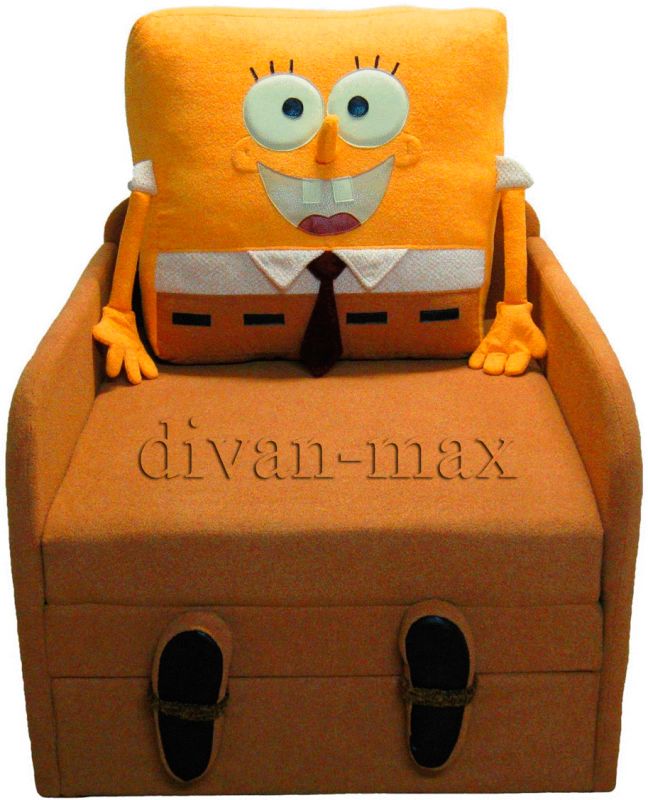 Детский диван Губка-Боб -3