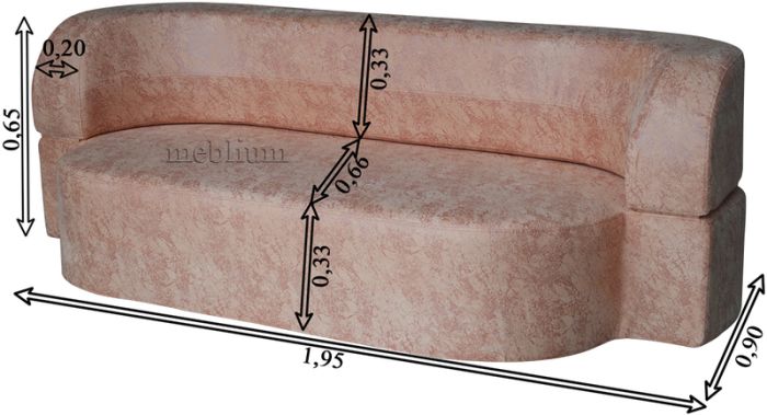 Бесскаркасный диван Иванна 2, 1,2 - 12