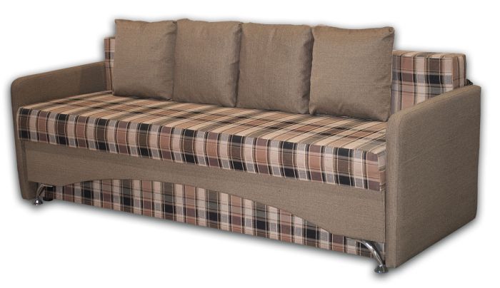 Софа Карина с быльцами 120-42 Гига грин + Гига комбин грин