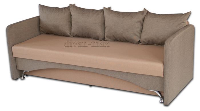 Софа Карина с быльцами-7 гига комб. беж + гига комб. грин (EximTextill)