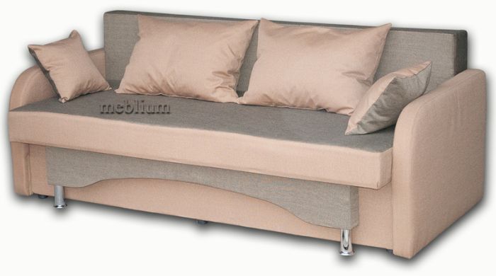 Диван Каролена-9 гига браун+серый