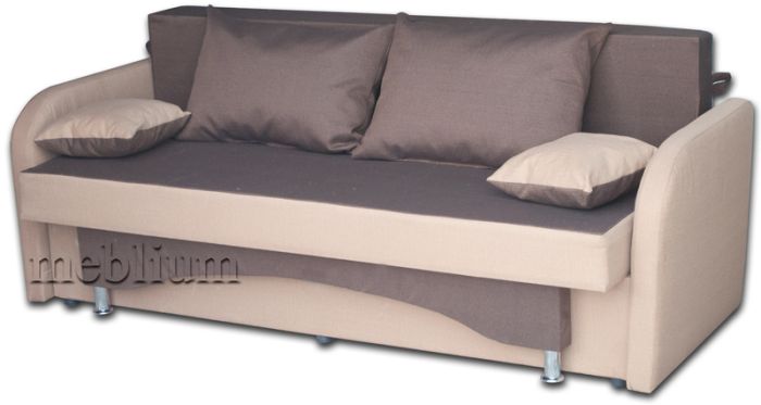 Диван Каролена-9 гига браун+серый