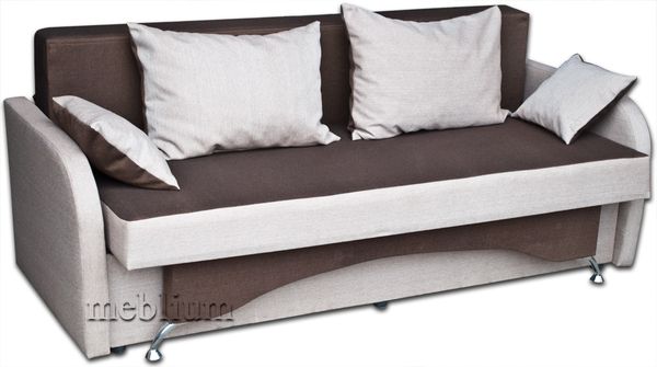 Диван Каролена-9 гига браун+серый