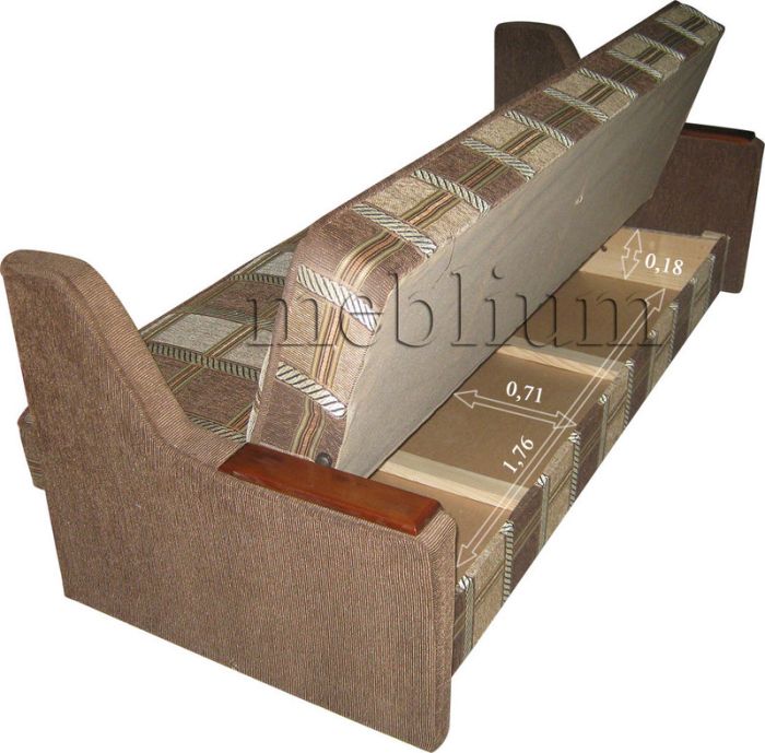 Ортопедический диван Арго-25 Египет Коричневый