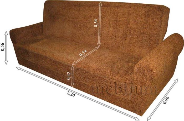 meblium 44-3 палочка коричневая