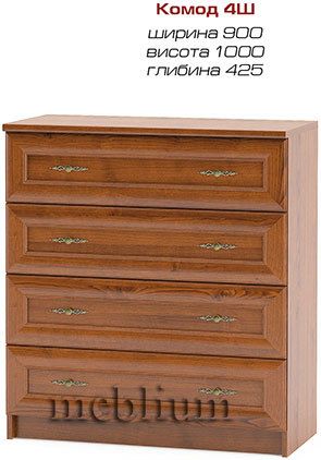 Спальня Даллас угол каштан-71