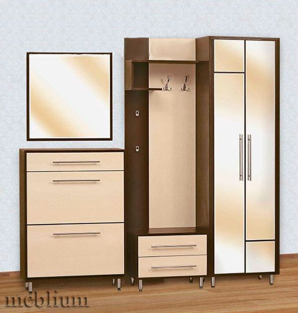 Прихожая Конго-66 Венге темный + Венге светлый