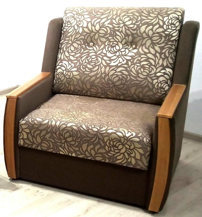 Кресло Мулен Руж -99 Роззи десерт , координат : найс кофе ,накладки : ольха