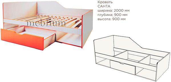 Детская комната Санта-1-65