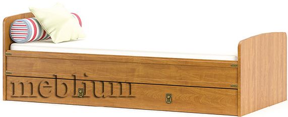 Кровать Валенсия-71 (с ламелями). Цвет дуб-самоа.