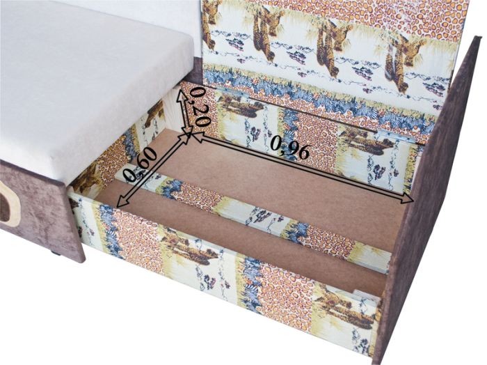 Диван Кубик боковой Пёсик-41