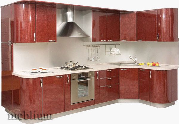 кухня meblium 17-72. Фасад пластик - от 5500 грн. за 1 м.п.