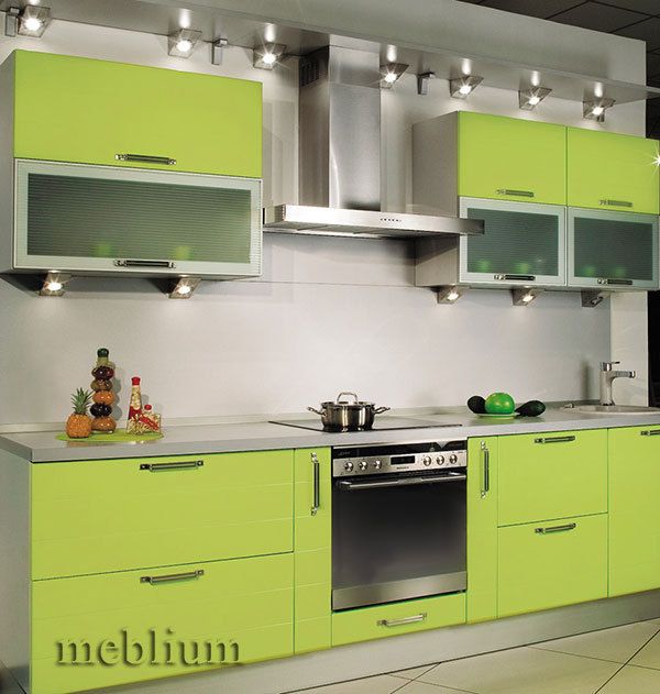 Кухня meblium 14-72. Фасад мдф пленка - от 4000 за 1 м.п.